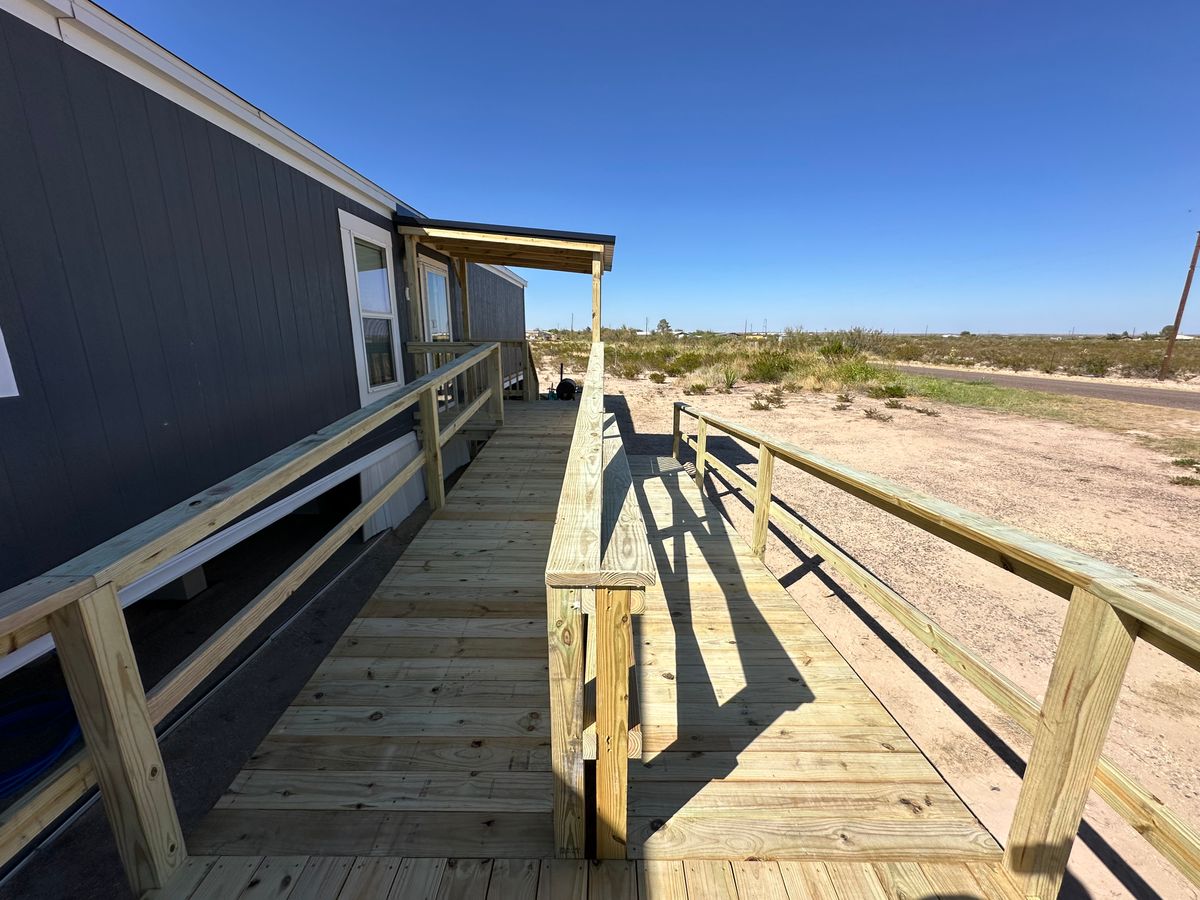 Deck Installation for Timberline Deck & Patio in Covington, TX