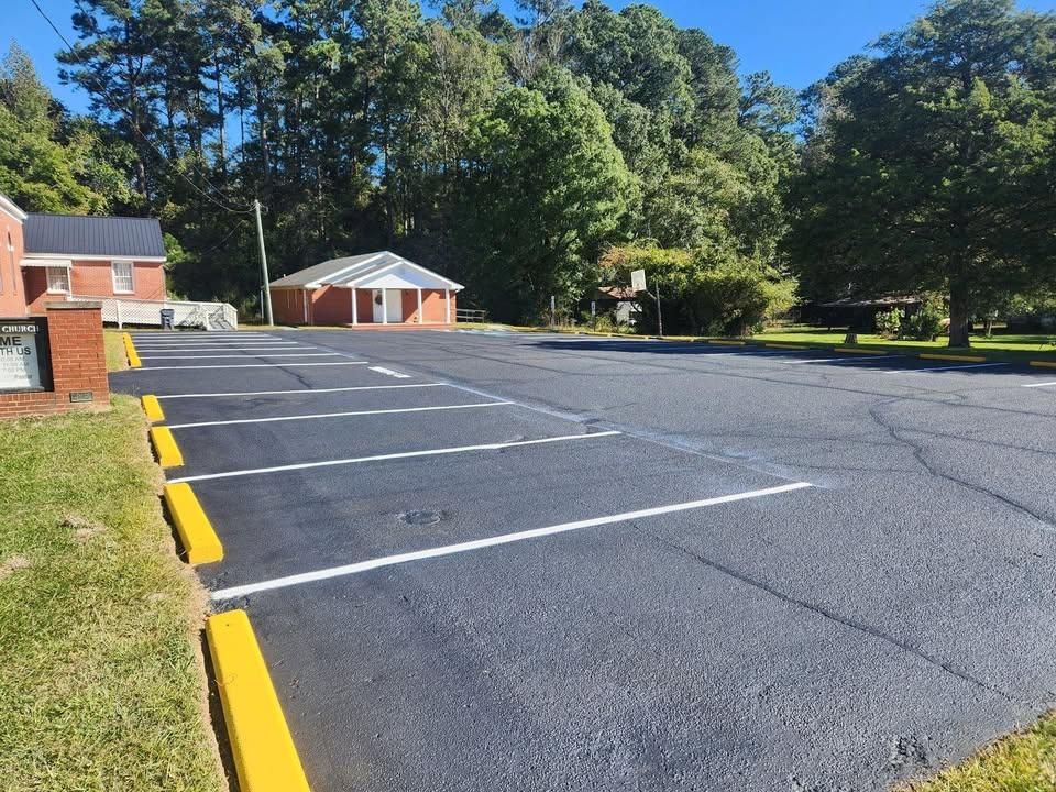 Parking Lot Stripping for Southeast Sealing & Striping in Bladenboro, NC