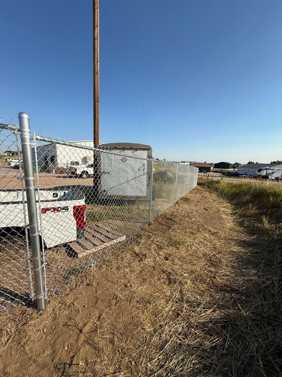 Commercial Fence for DS Industries in Gillette, WY