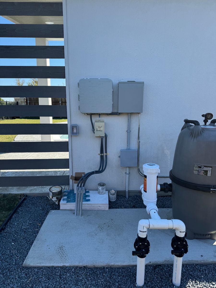 Pool and Hot Tub Wiring for Galev Electric in Prosper, TX