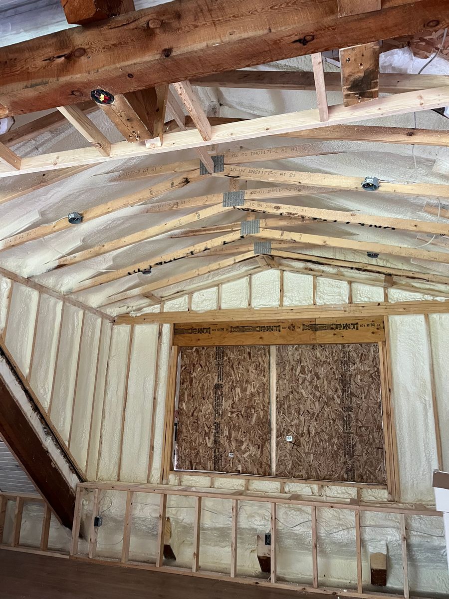 New Home Construction Spray Foam Insulation for Schwartz Spray Foam Services in Osseo, WI
