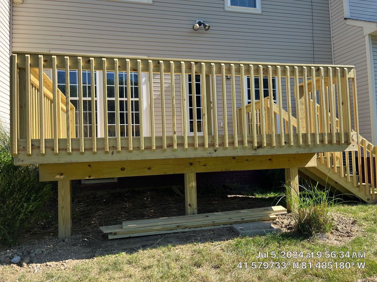 Decks & Patios for Hilltop Drafting & Design LLC in Geauga County, Ohio
