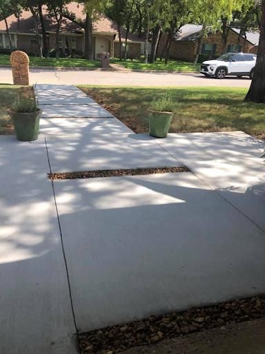 Sidewalk Installation for Midcities Concrete in Arlington, TX