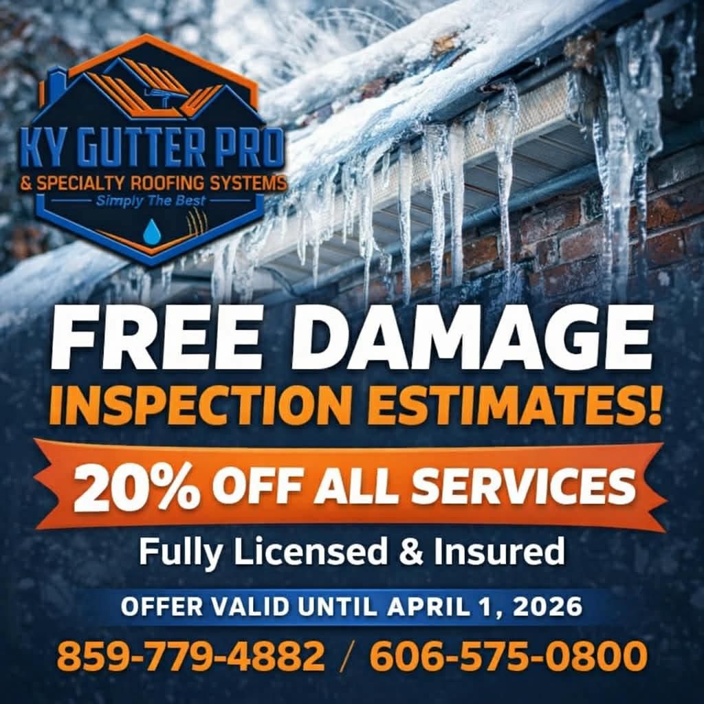 Gutter Replacement for KY Gutter Pro & Specialty Roofing Systems in Monticello, KY