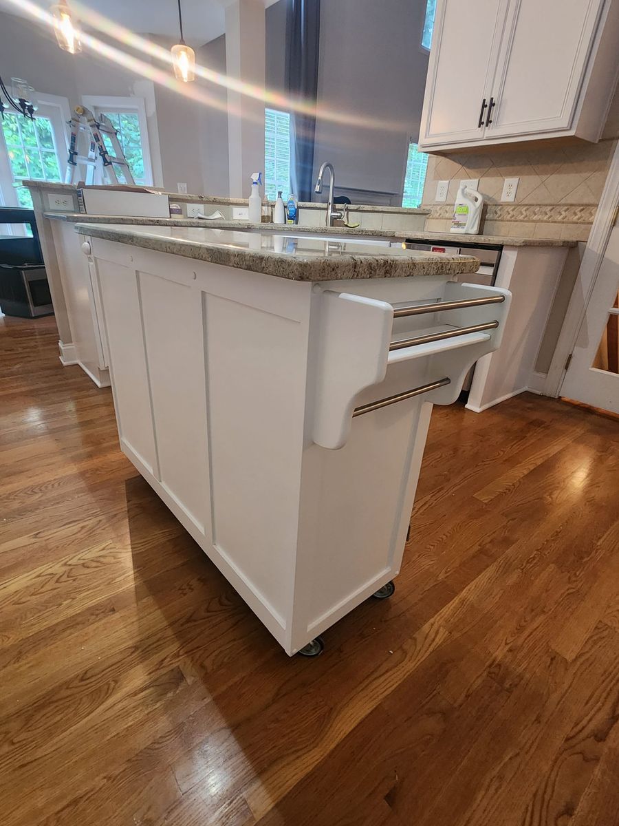 Kitchen and Cabinet Refinishing for Fine Finishes Custom Painting in Charlotte, NC