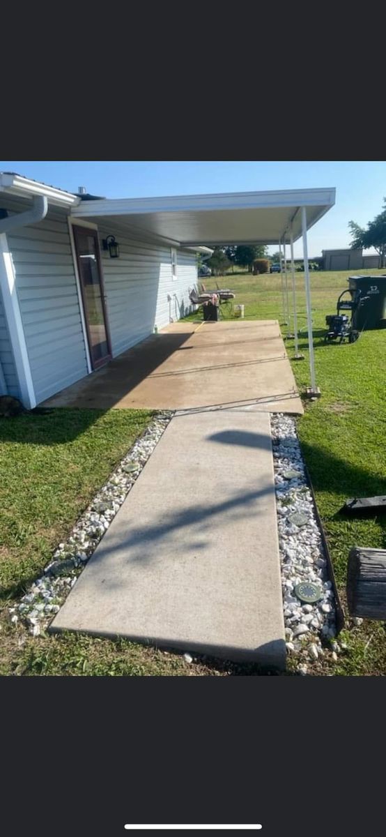 Concrete/Concrete Overlay for Tejas Elite Custom Homes in Belton, TX