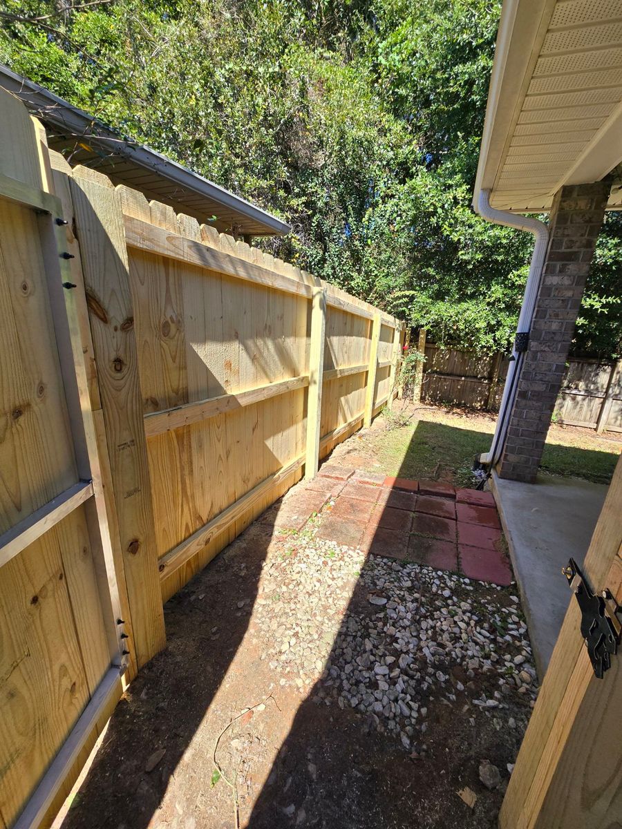 Fence Repair for Phillips Fencing Solutions in Pensacola, FL