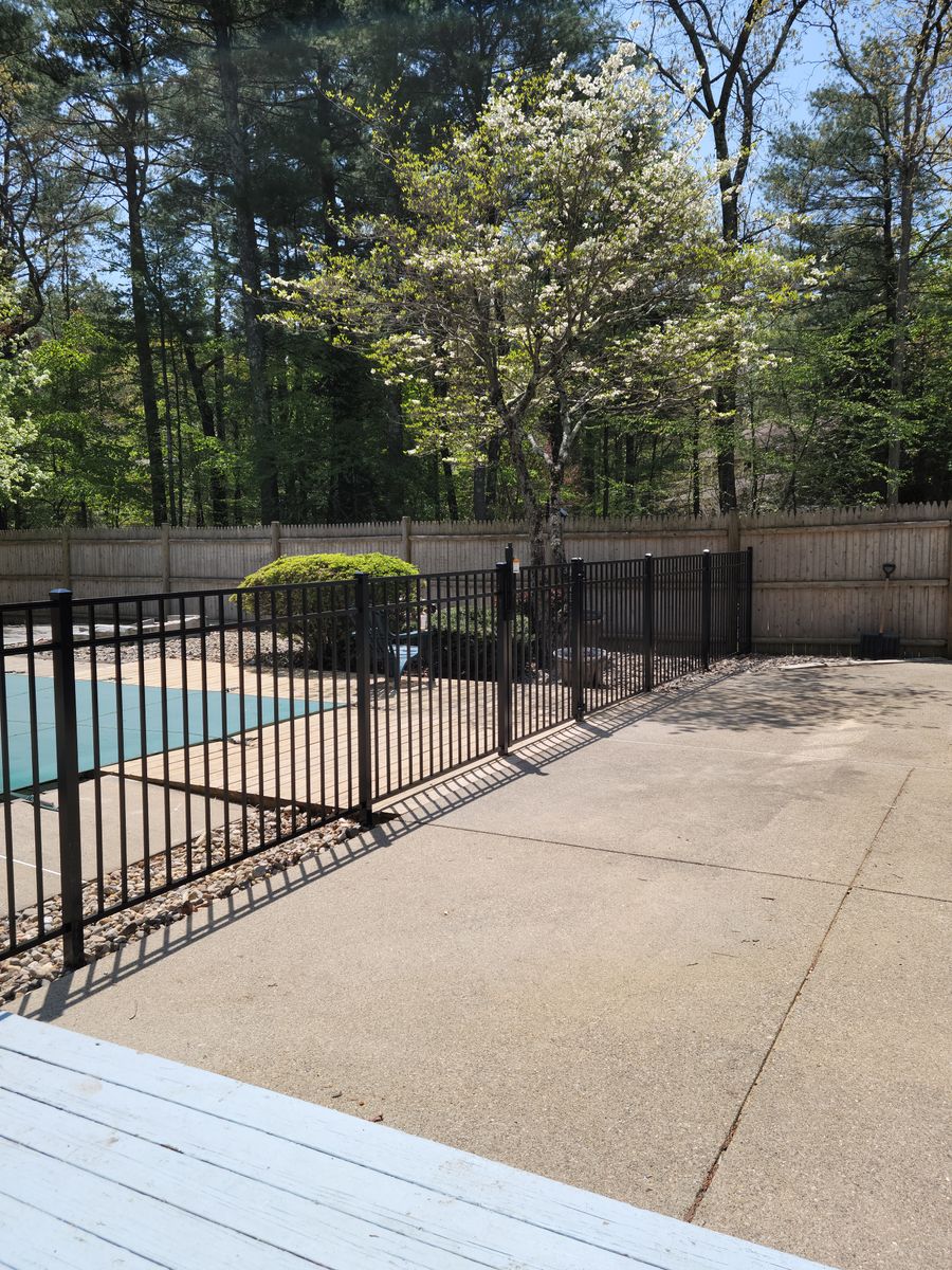 Aluminum Fencing Installation for Azorean Fence in Peabody, MA