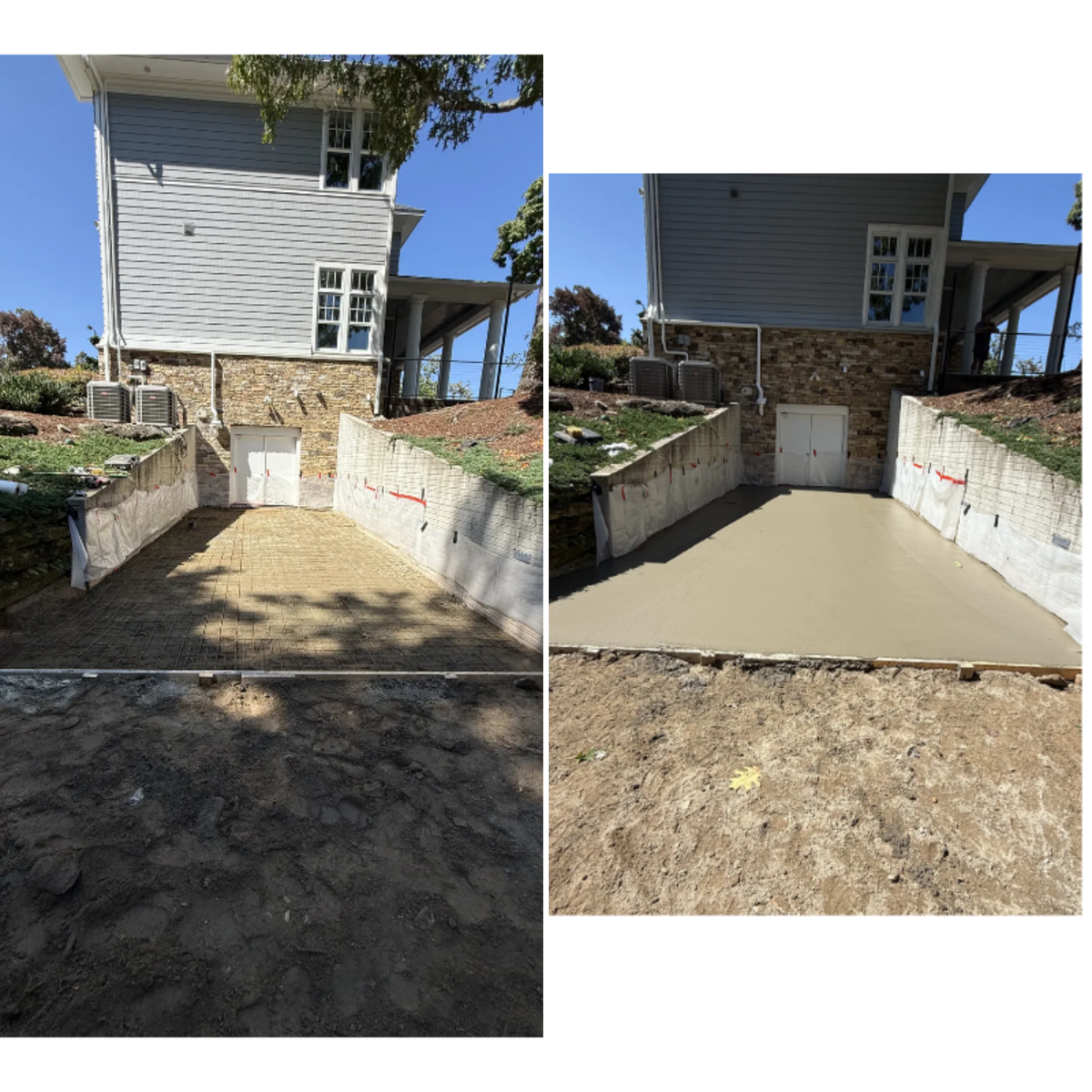 Residential Footing And foundation for JV Hardscape & Construction in Hendersonville, NC