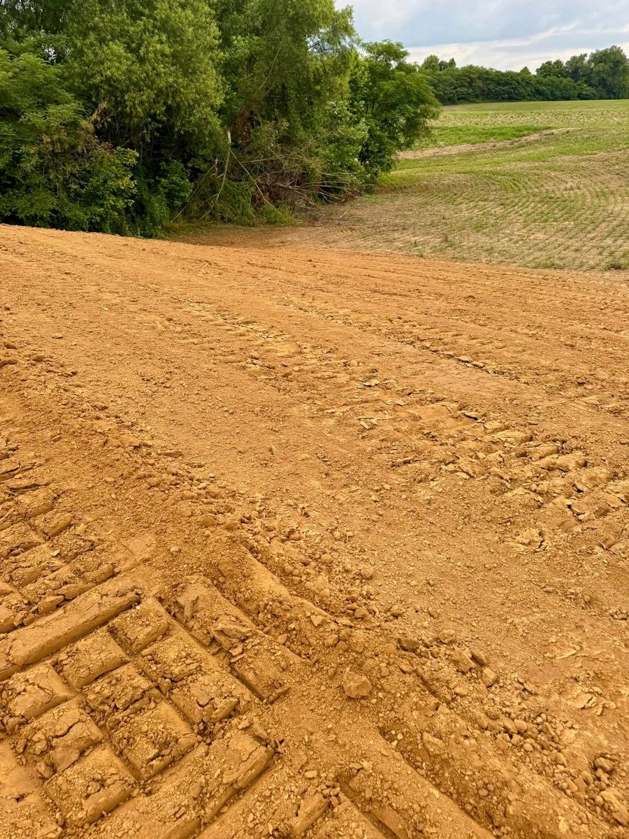 Site Preparation for David Gantt Construction in Munford, TN