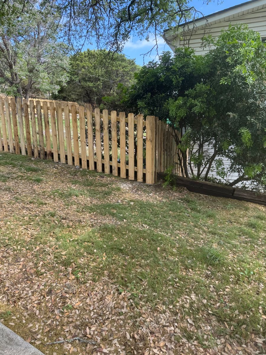 Fence Installation for FBR Welder & Construction in Gatesville, TX