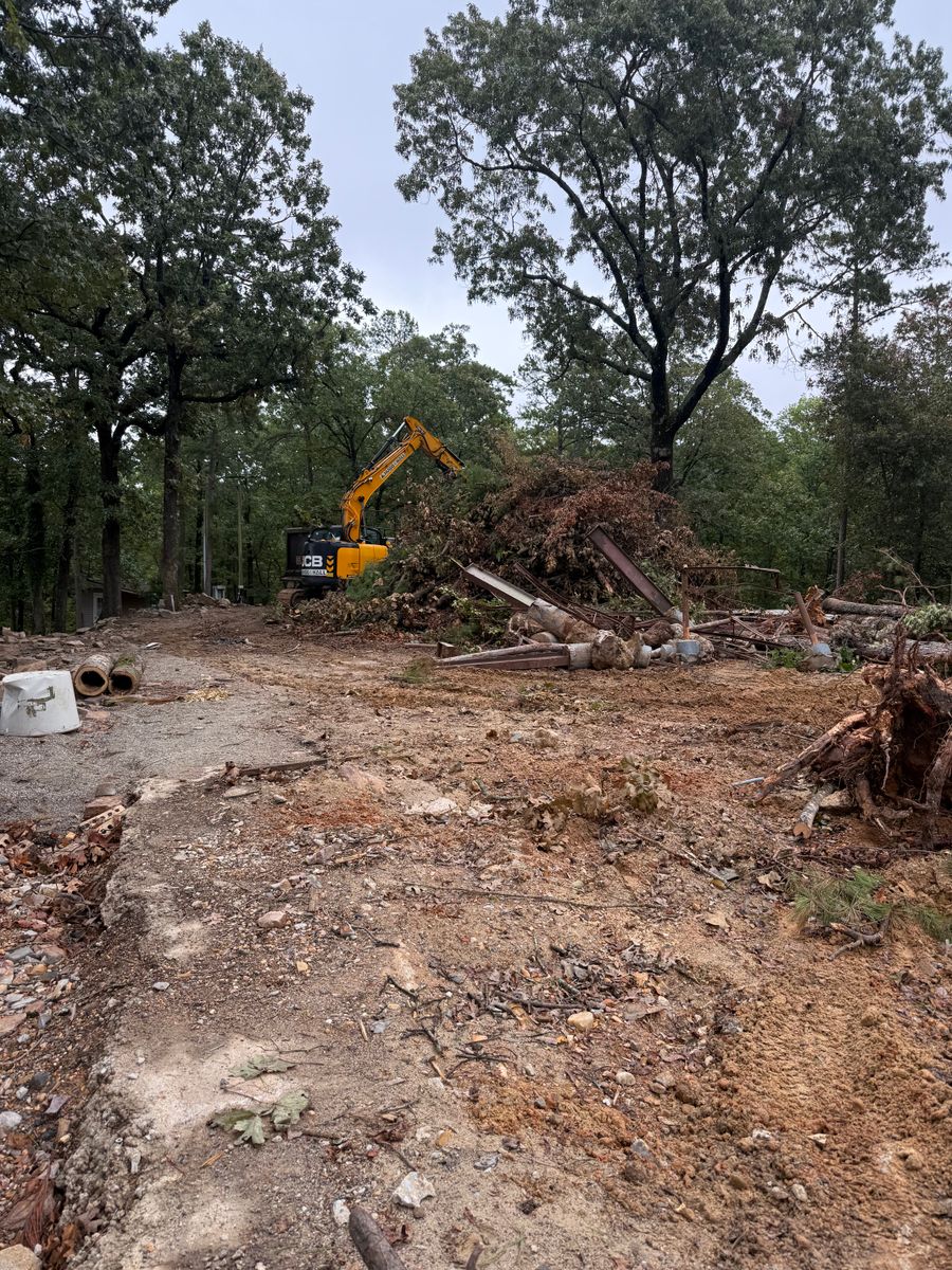 Site Preparation for Double J Excavation in Nashville, AR