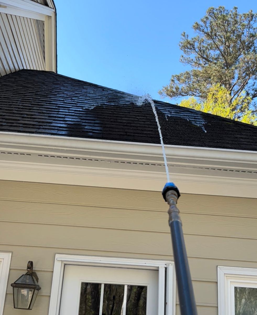 Roof washing  for Paul's Lawn Care and Pressure Washing in Wilson, NC