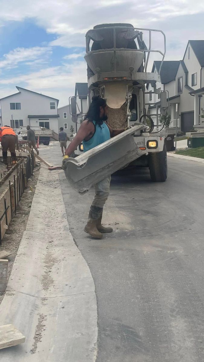 Grading & Excavating for Allcrete Concrete & Landscaping in Millcreek, UT