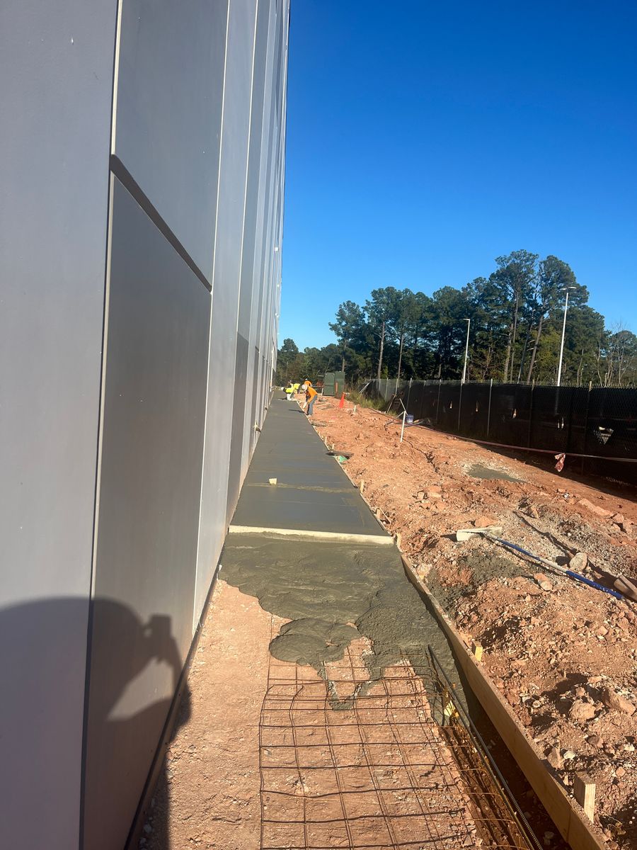 Sidewalk Installation for Miilan Construction in Boonville, NC