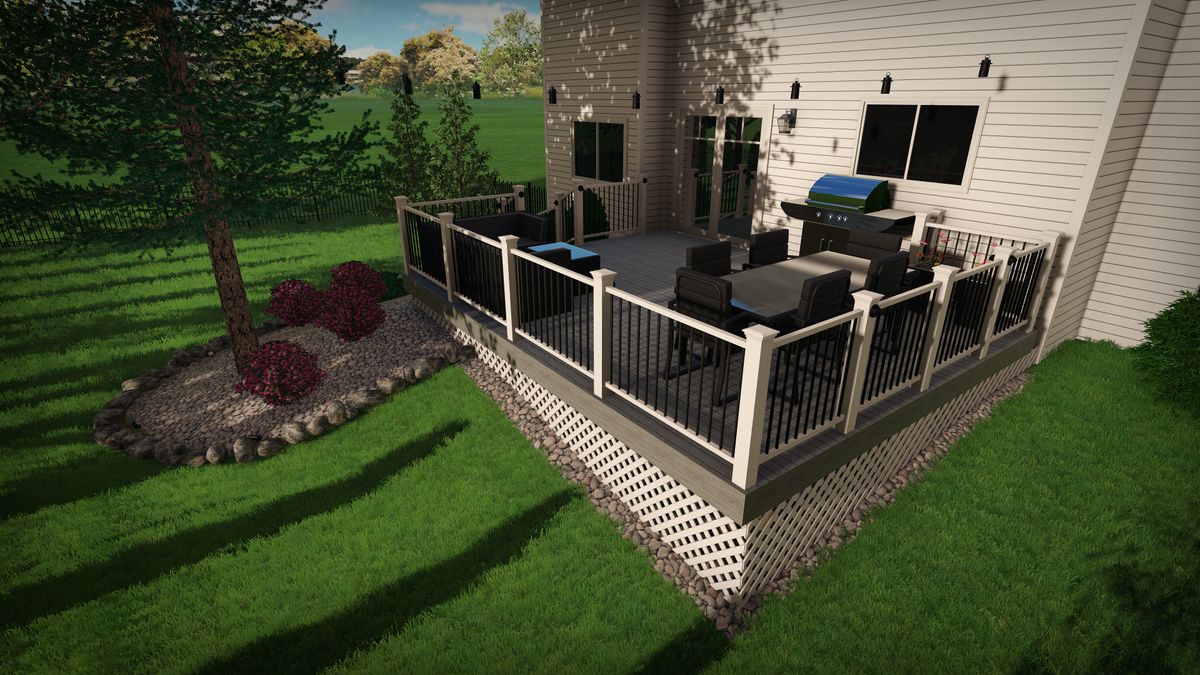 Outdoor Space 3D Renderings for Sunstone Construction in Oakland County, MI