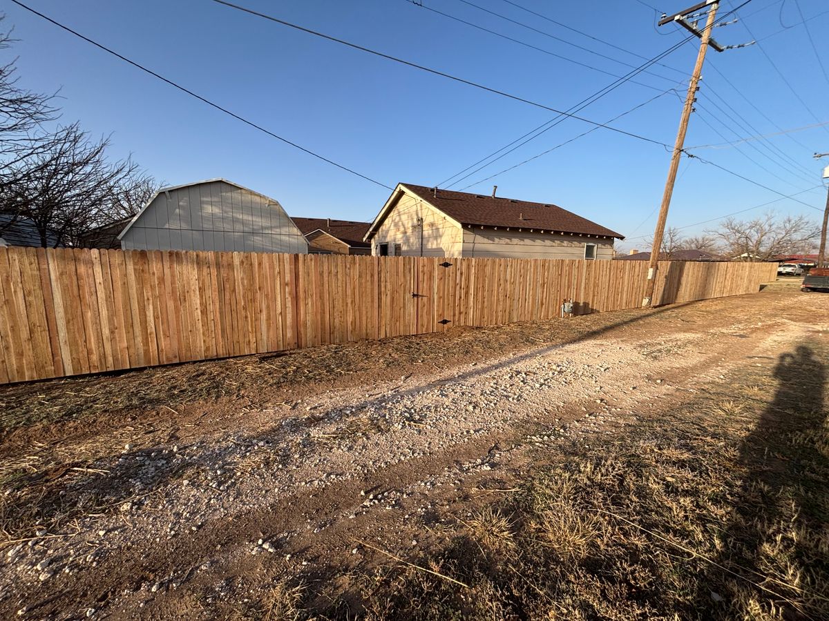 Fence Installation for Straight Edge Siding, Fencing & Decks in Pampa, TX