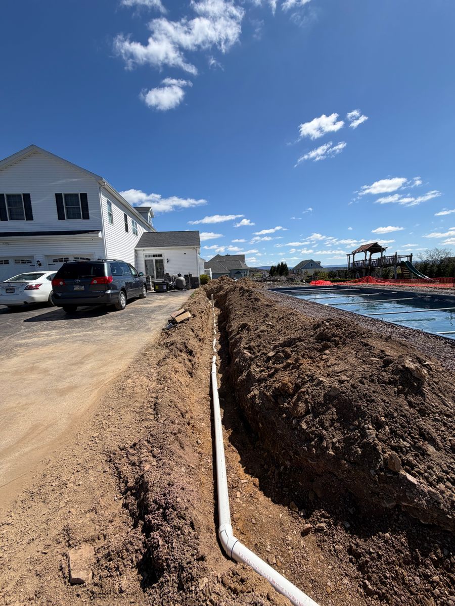 Foundation & Footer Excavation for Tri County Enterprises in Danville, PA