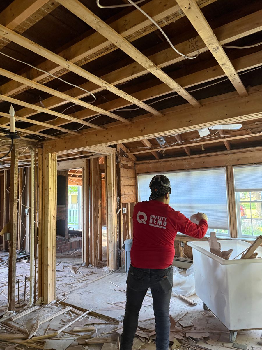 Residential Demolition for Quality Demo Services LLC in Lawrence, MA