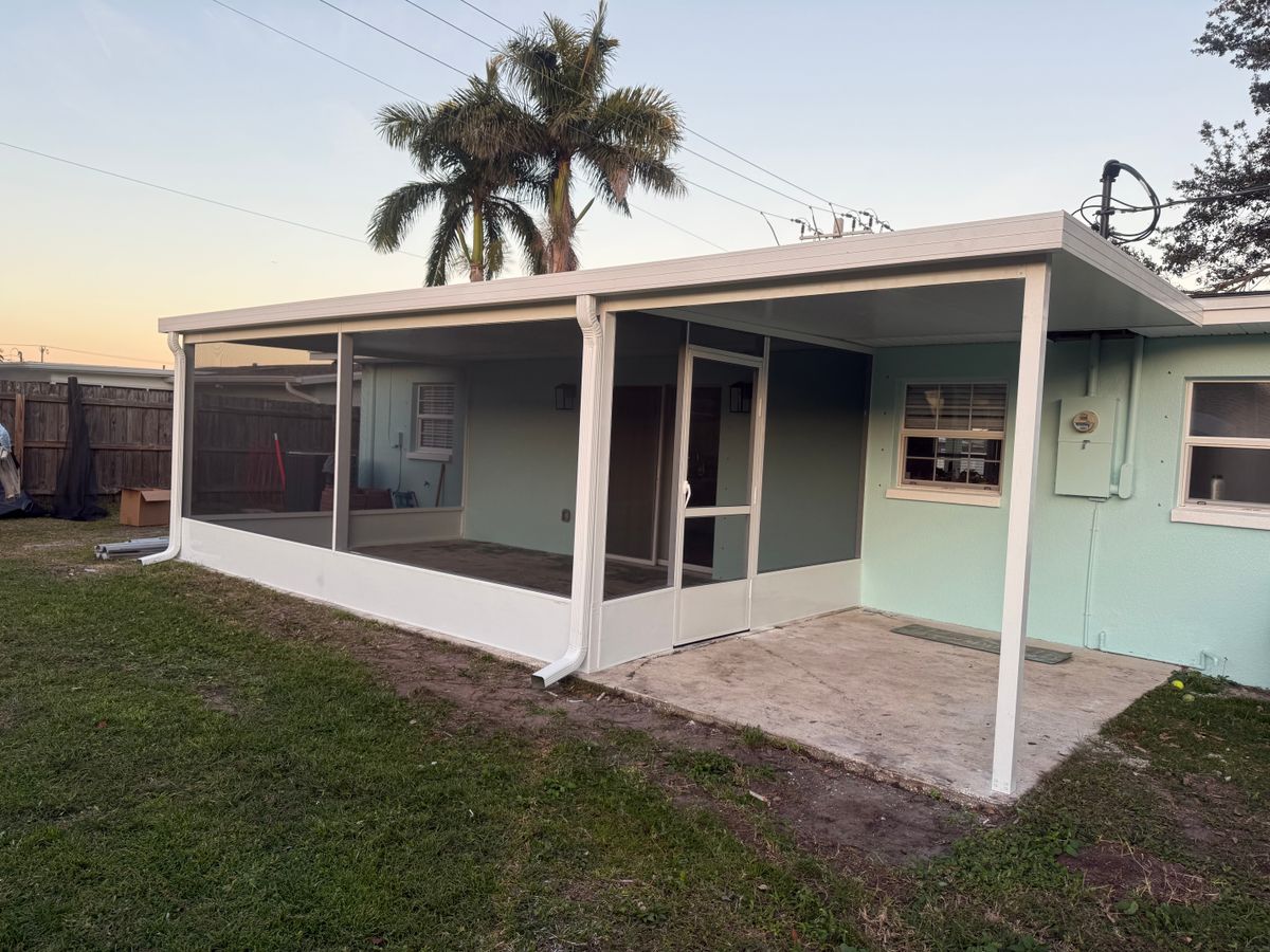 Screen Enclosures for WIP Hurricane Protection & Screening in Palm Bay, FL