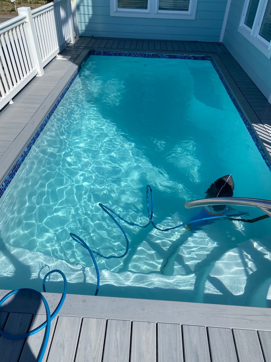 Pool Cleaning for Carolina-Blu Pool & Spa in Oak Island, NC