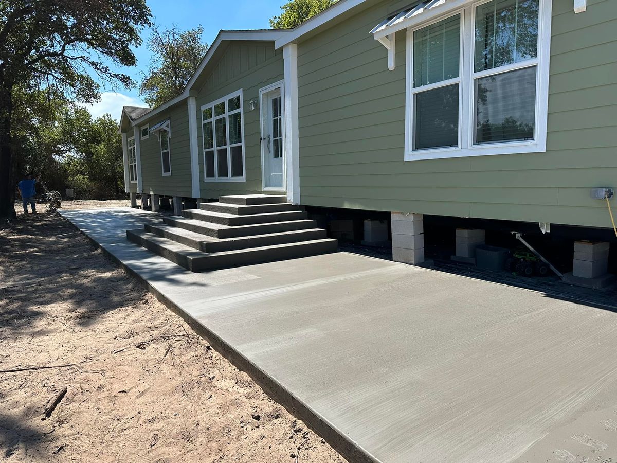 Step Installation for Ramos Masonry & Concrete Construction LLC in Clyde, TX