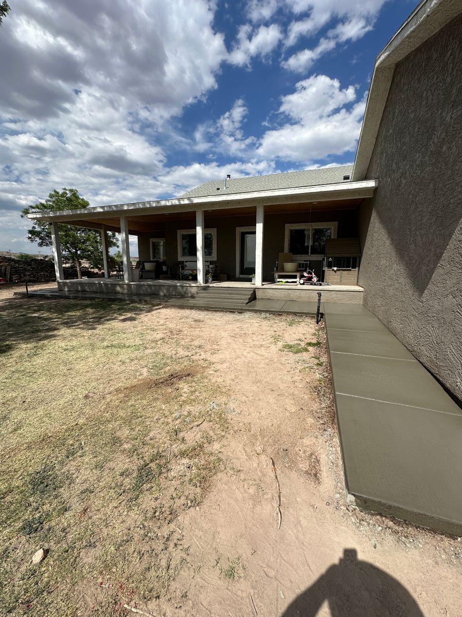 Sidewalk Installation for American Concrete Placement in Camp Verde, AZ