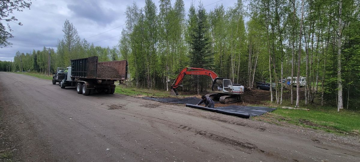 Residential & Commercial Excavation for R.L.Moore in Wasilla, AK