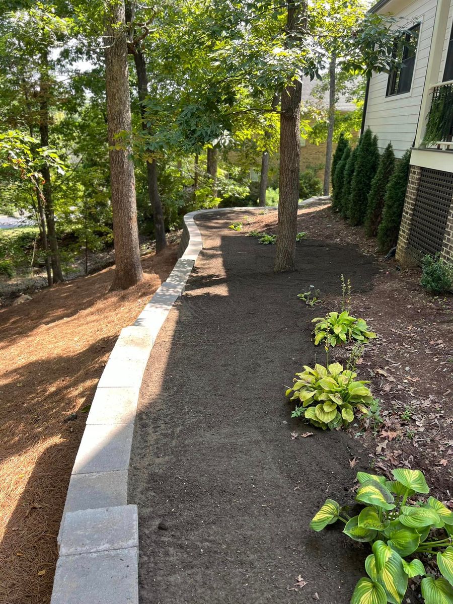 Hardscape for KM Landworks in Moncure ,  NC