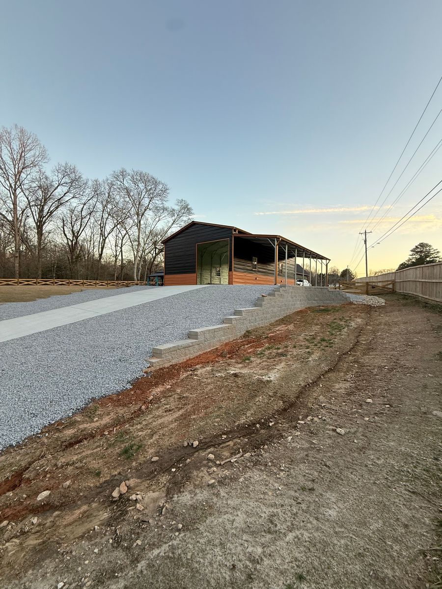 Driveway and Patios for 360 Grading and Concrete in Bremen, GA