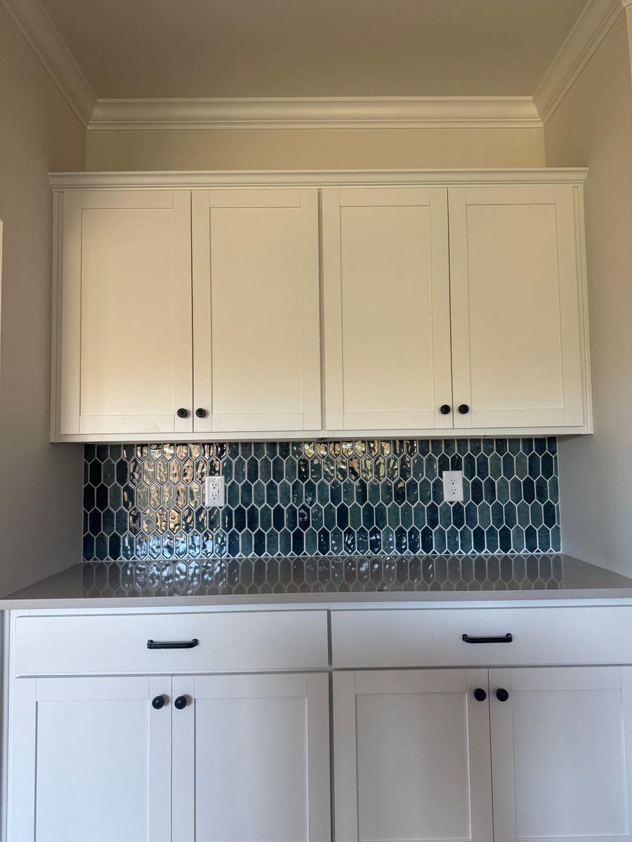 Kitchen Backsplash Tiling for Dr J Flooring Llc in Greenville, South Carolina