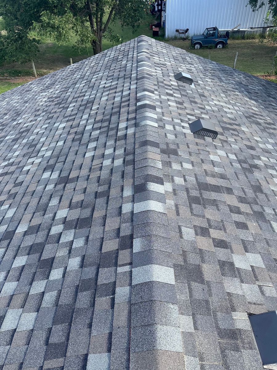 Roofing for Triple C Improvements in Carnegie, OK