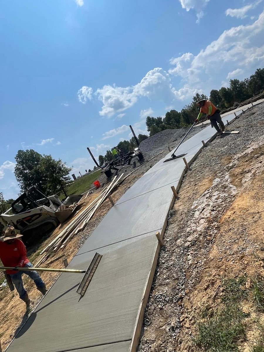 Sidewalk Installation for Stillwell Earthworks in Trussville, AL