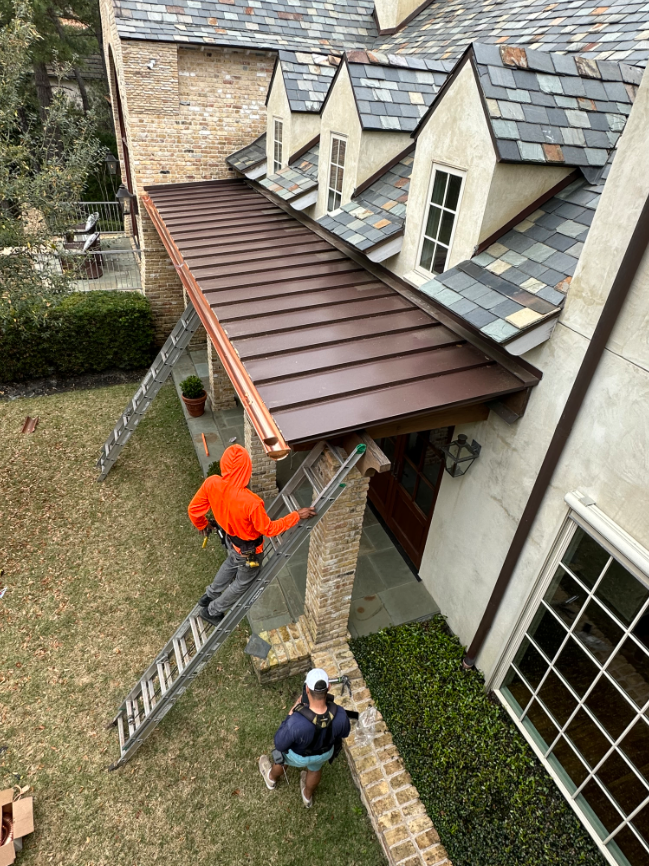 Gutter Maintenance for Samuels Construction in Conroe, TX