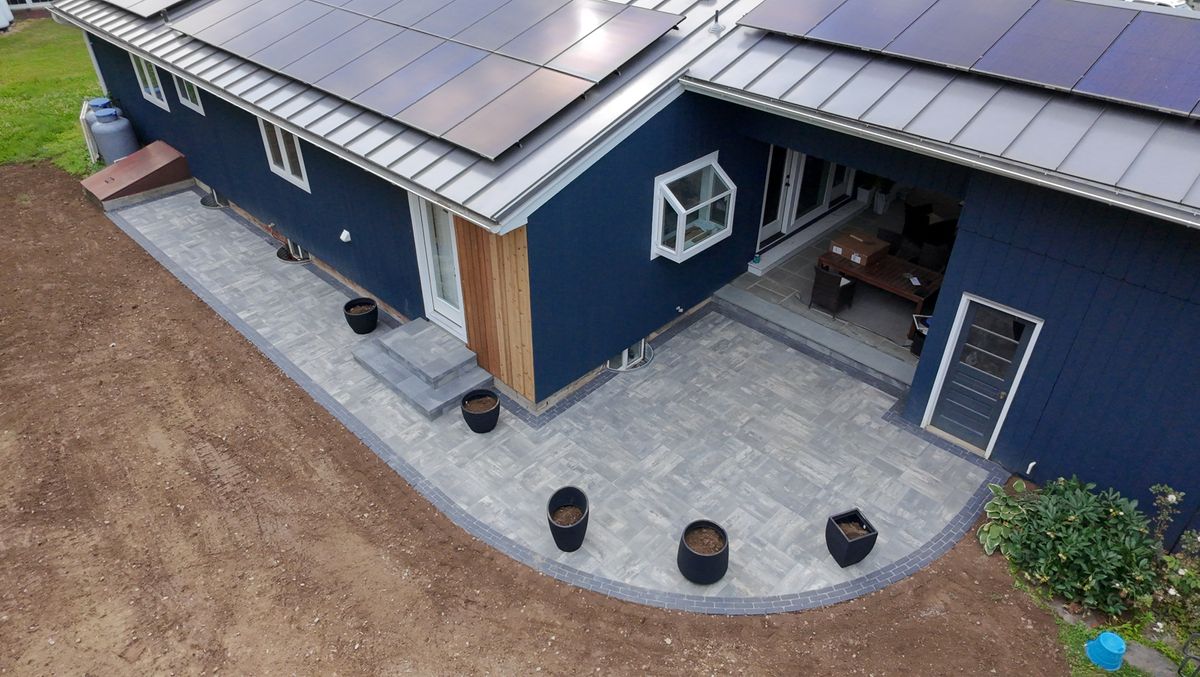 Patio building for NK Landscaping LLC in Dutchess County, NY