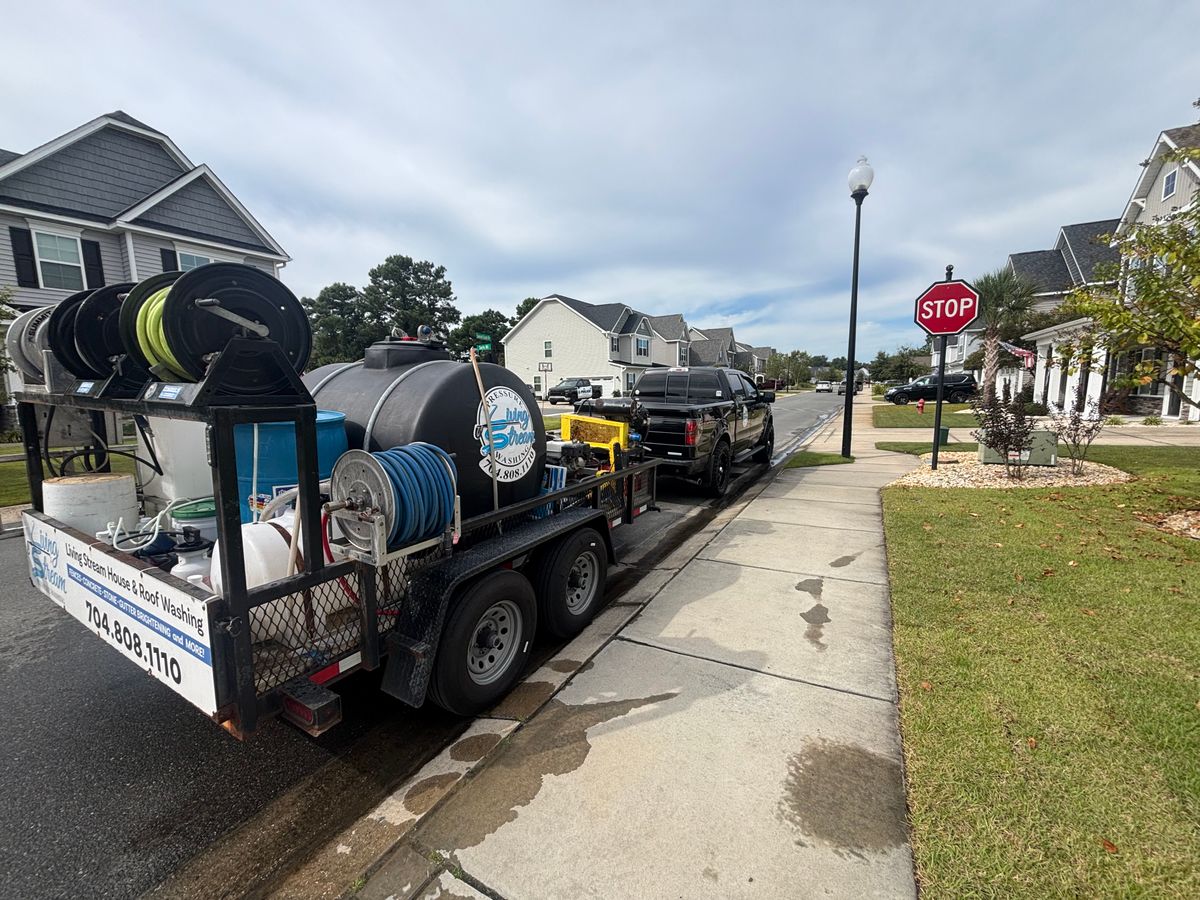 Home Softwash for Living Stream Pressure Washing in Wilmington, NC