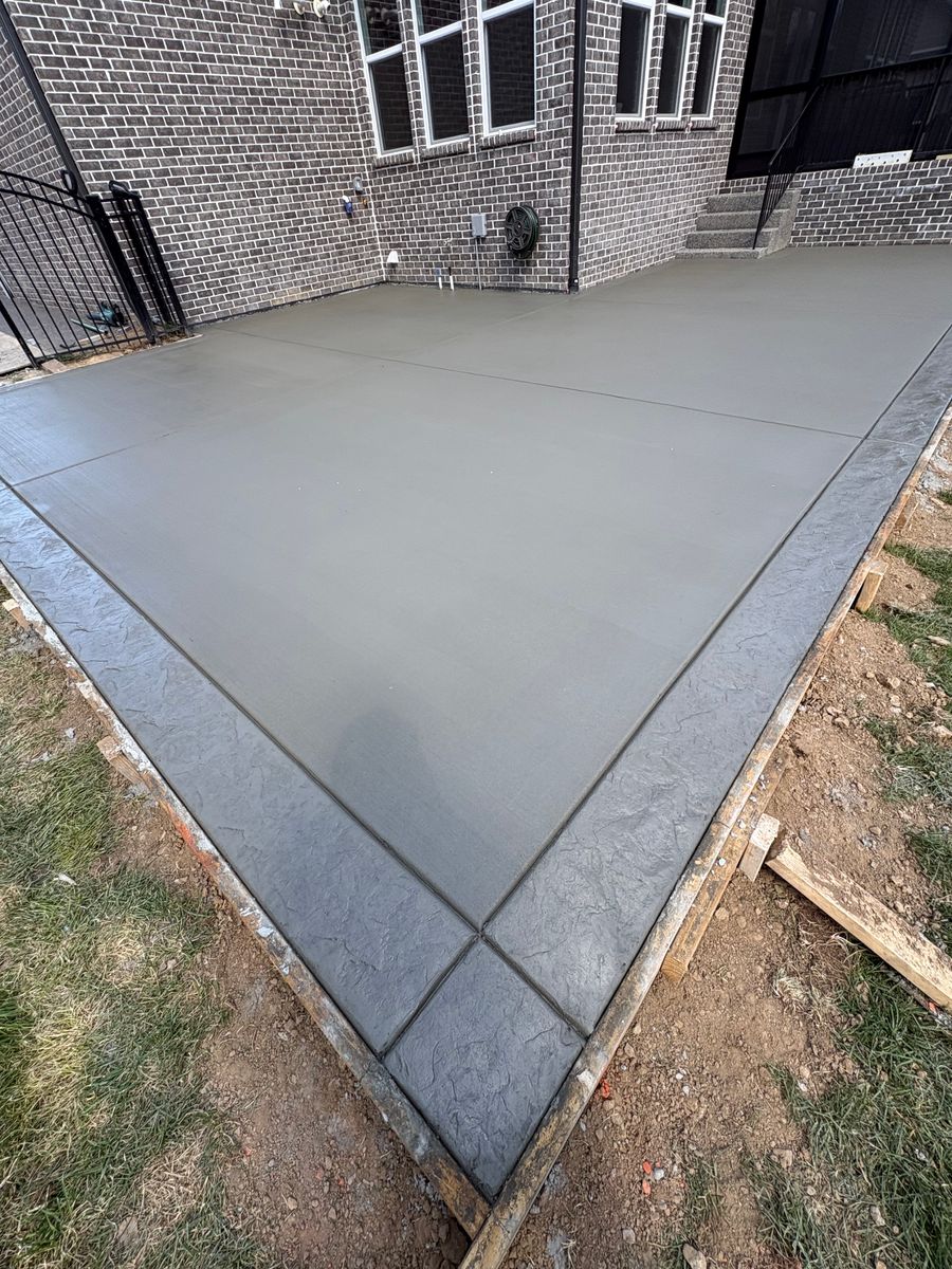 Concrete Patios for Premier Concrete Scapes in Murfreesboro, TN