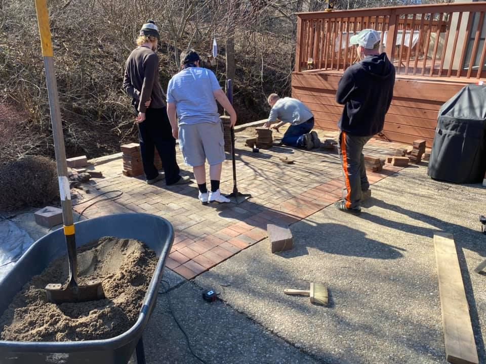 Deck and Patio Installation for Evolutions Property Maintenance in Louisville, KY