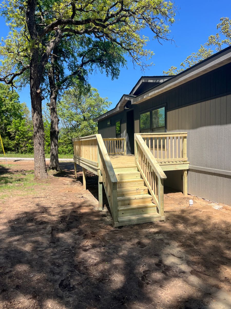 Decks & Handicap Ramps for BAKER Carpentry in Joshua, TX