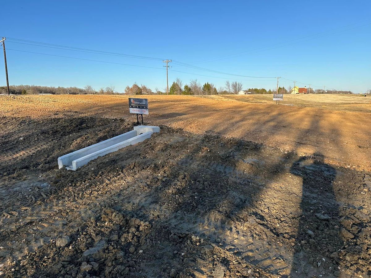 Grading for BR Construction LLC  in Corsicana, TX