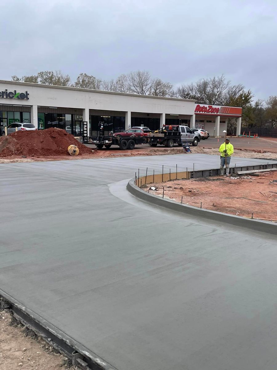 Commercial Concrete Services for RM Concrete Construction,LLC. in Norman, , OK