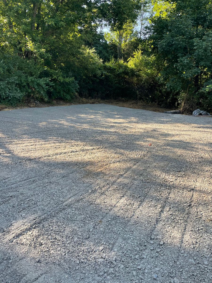 Gravel Driveways and Pads for Procraft Excavation Services in New Richmond, OH