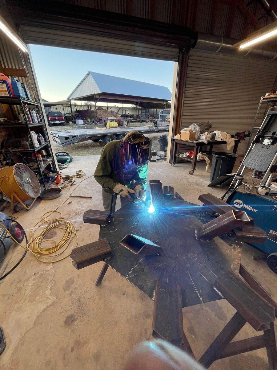 Custom Welding for Ryan Bohnert Innovations in Comfort, TX