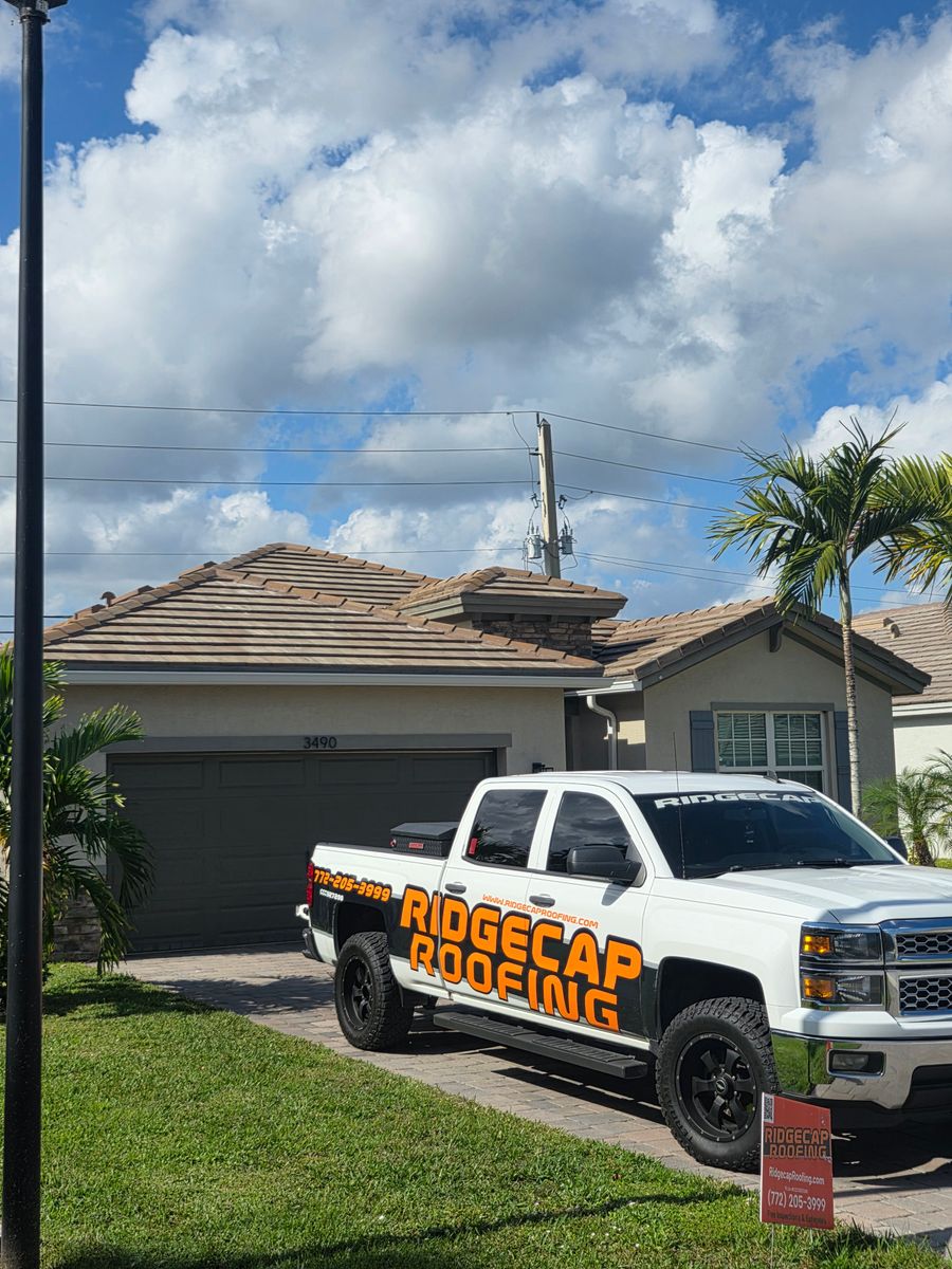 Roof Replacement for Ridgecap Roofing in Port St. Lucie, FL