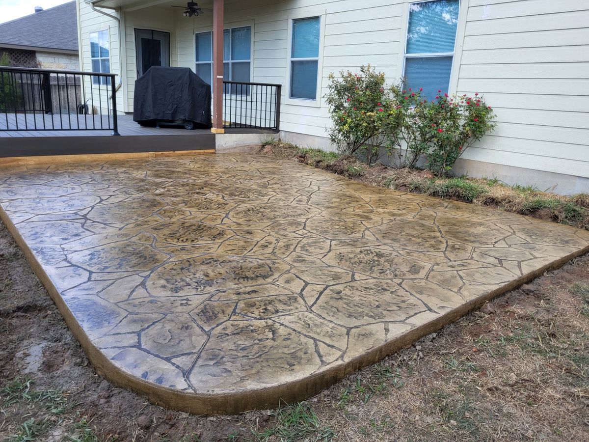 CONCRETE for ATX Outdoor Construction in Cedar Creek, TX