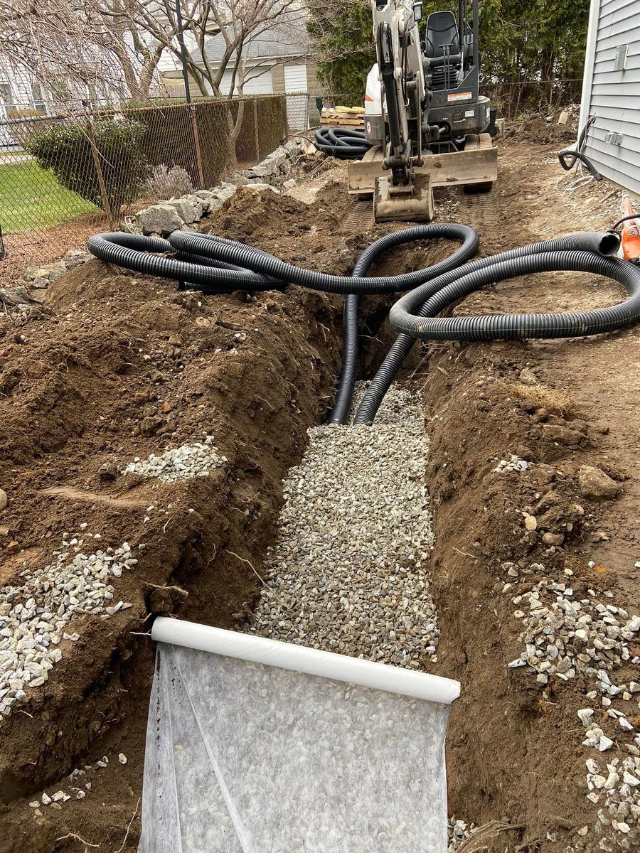 Site Preparation for Staruk Trucking & Excavation Inc. in Uxbridge, MA