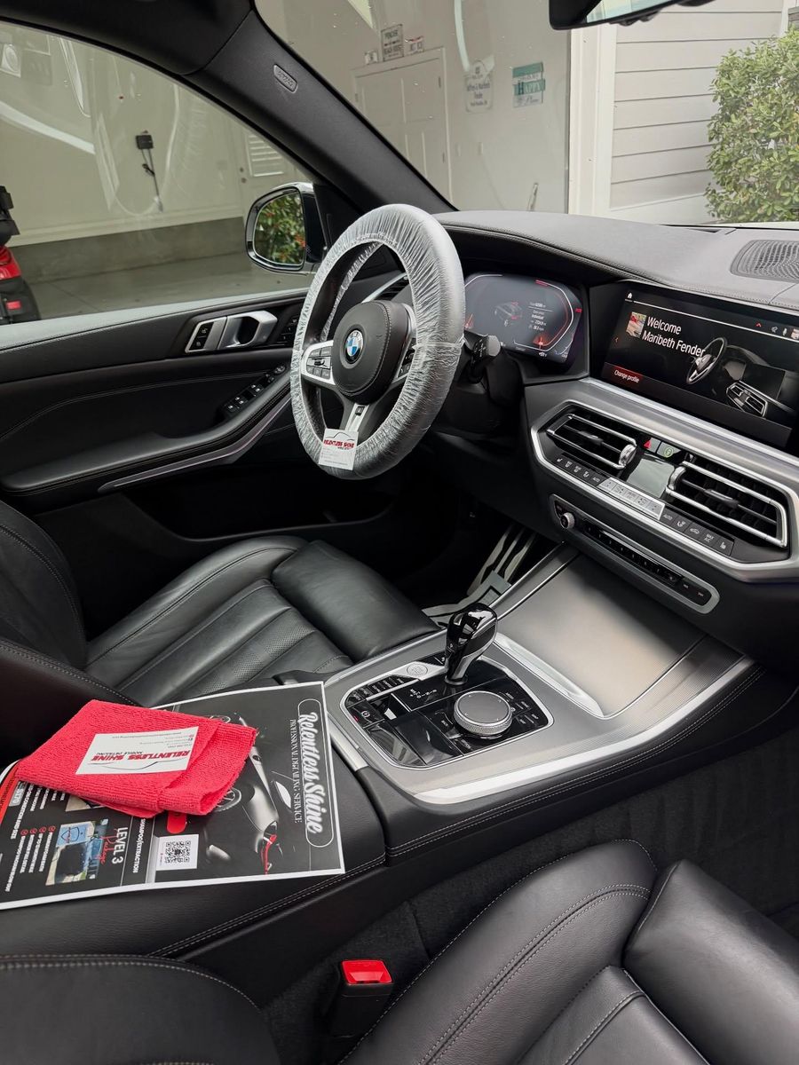 Interior Package for Relentless Shine Mobile Detailing in Calabash, NC