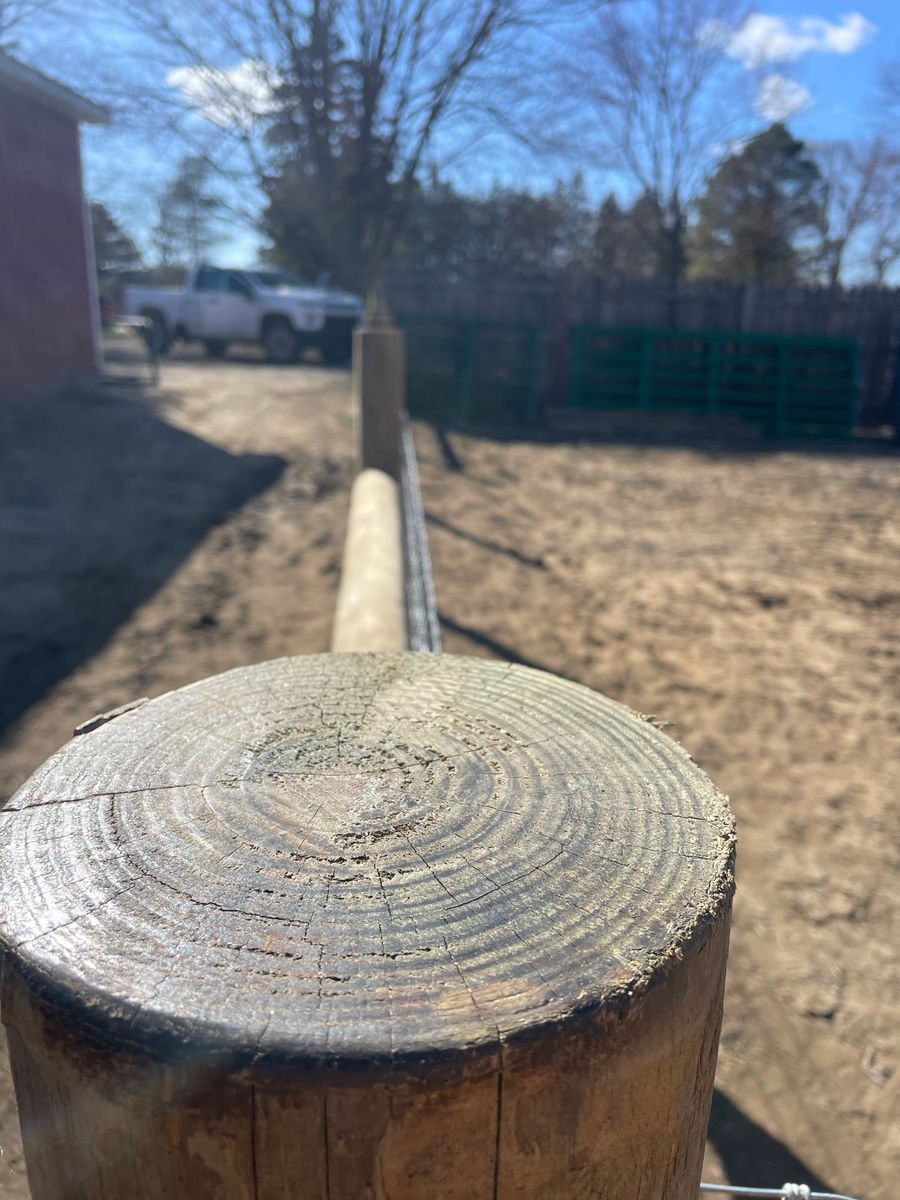 Fence Installation for TMF Services in Lapeer County, MI