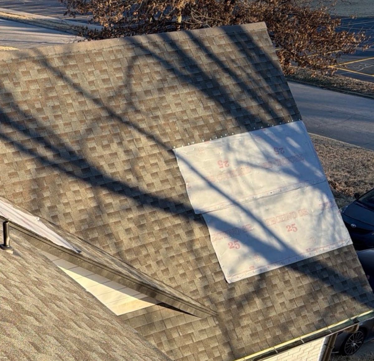 EMERGENCY ROOF TARPING for Storm Master Roofing and Renovations in Tulsa, OK