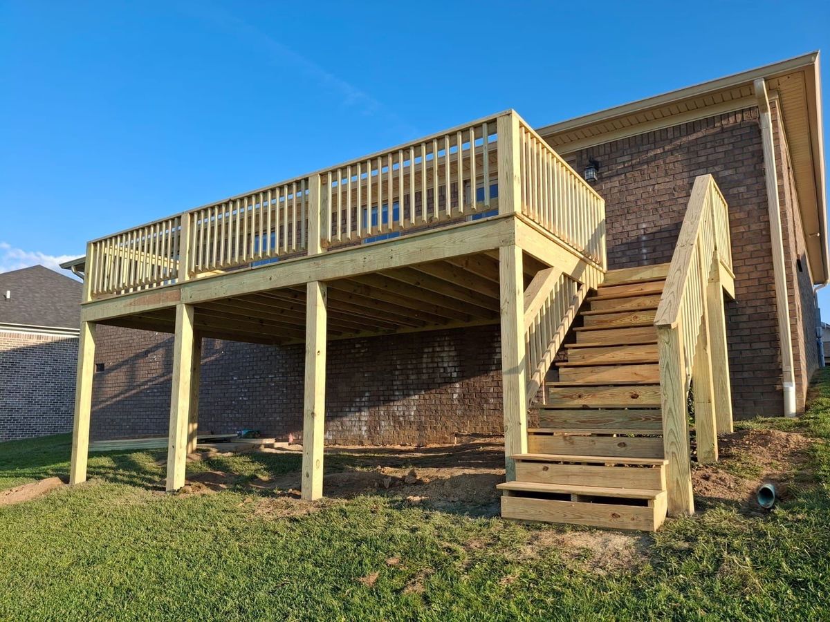 Deck Construction for KDR ProBuild & Roofing Solutions in London, KY